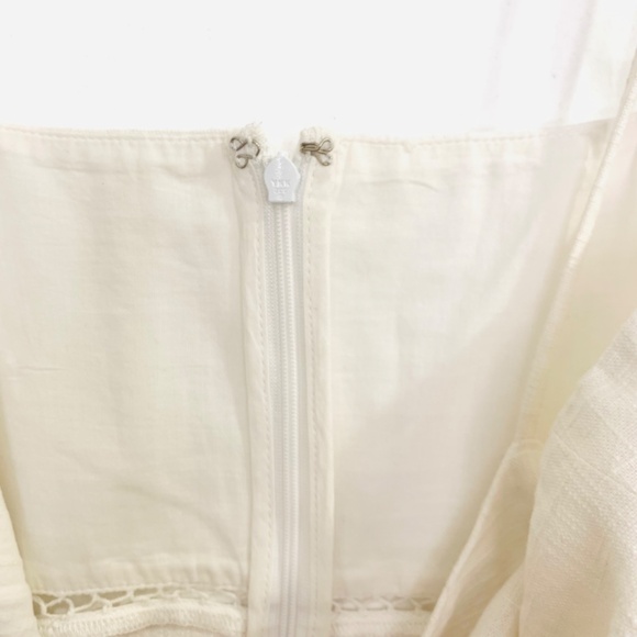 Club Monaco White Red Floral Embroidered Jumpsuits - Picture 7 of 7